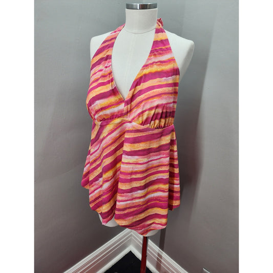 Kim Gravel Swimsuits For All Tankini with Halter Top - XL  18