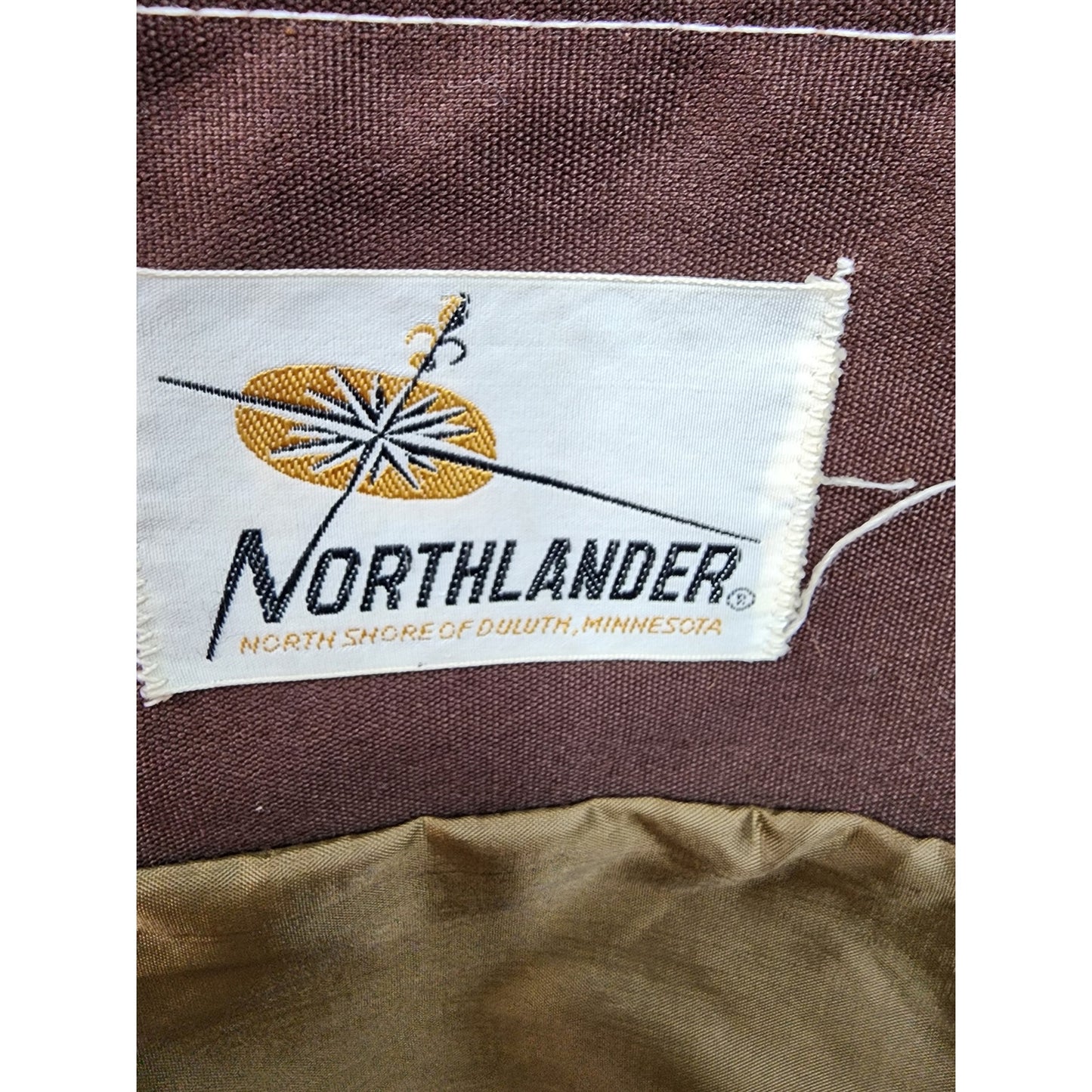 60s Vintage Northlander Brown Trench Coat - S