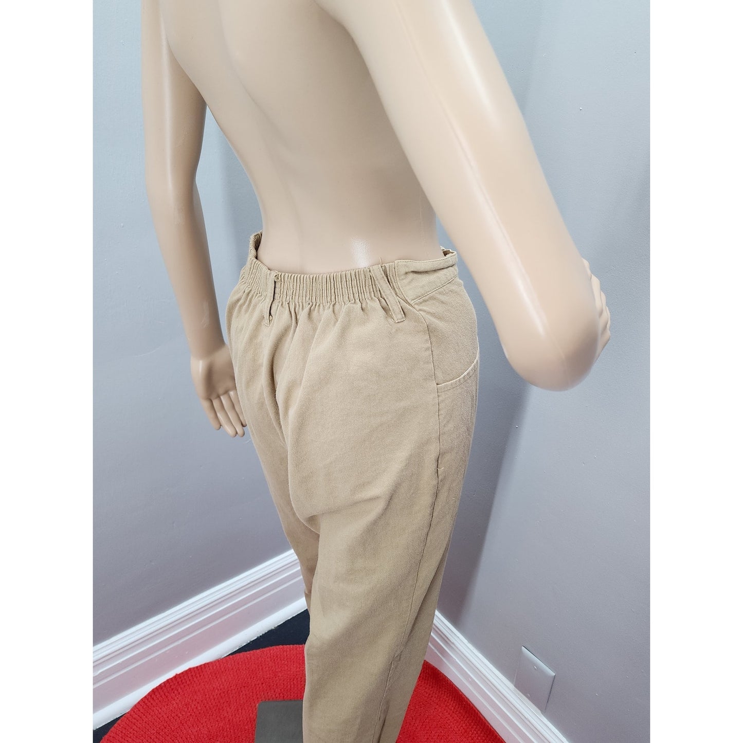80s Vintage Gepetto Casual Safari Suit, Tan - S / M