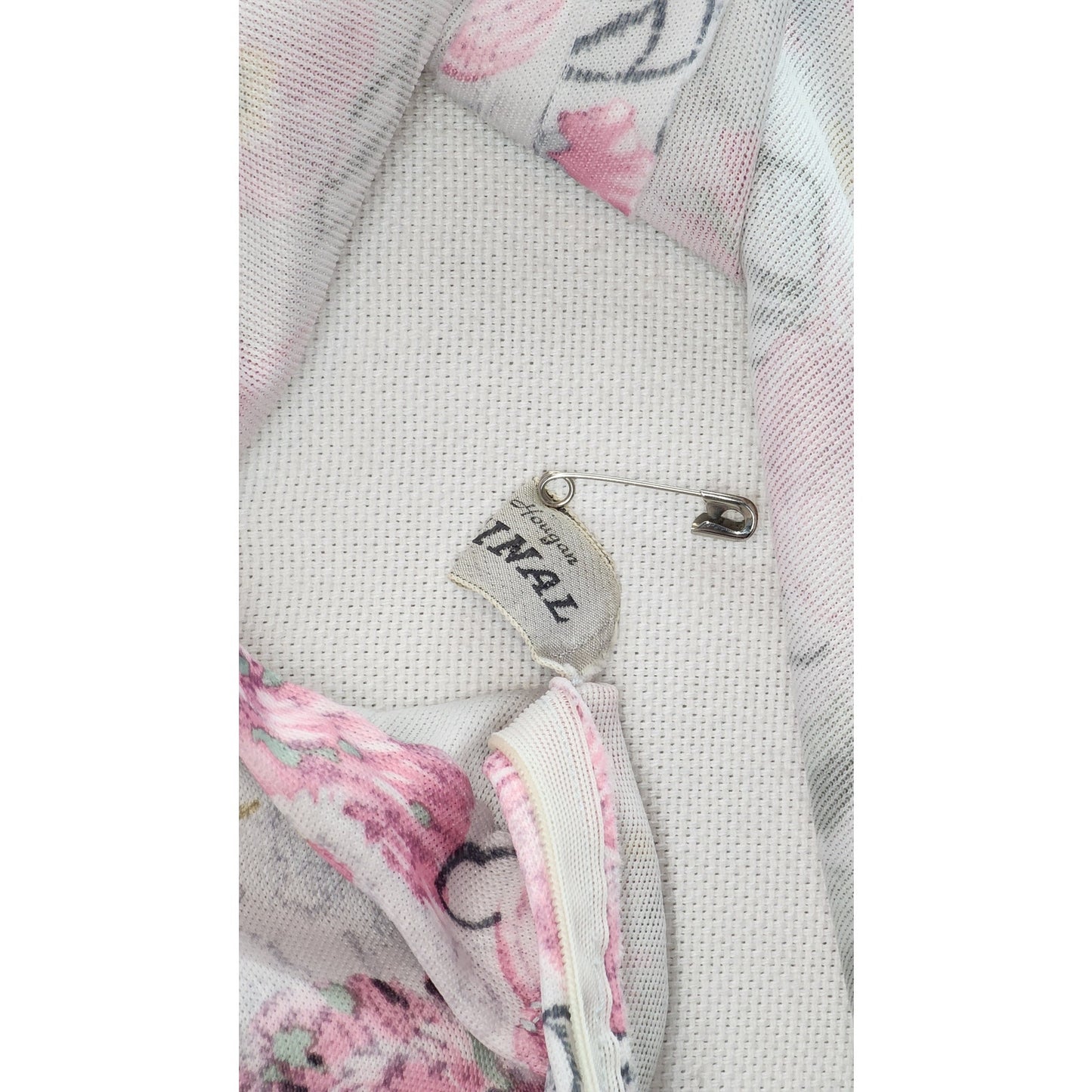 70s Vintage Handmade Poppy and Hydrangea Maxi - L Tall