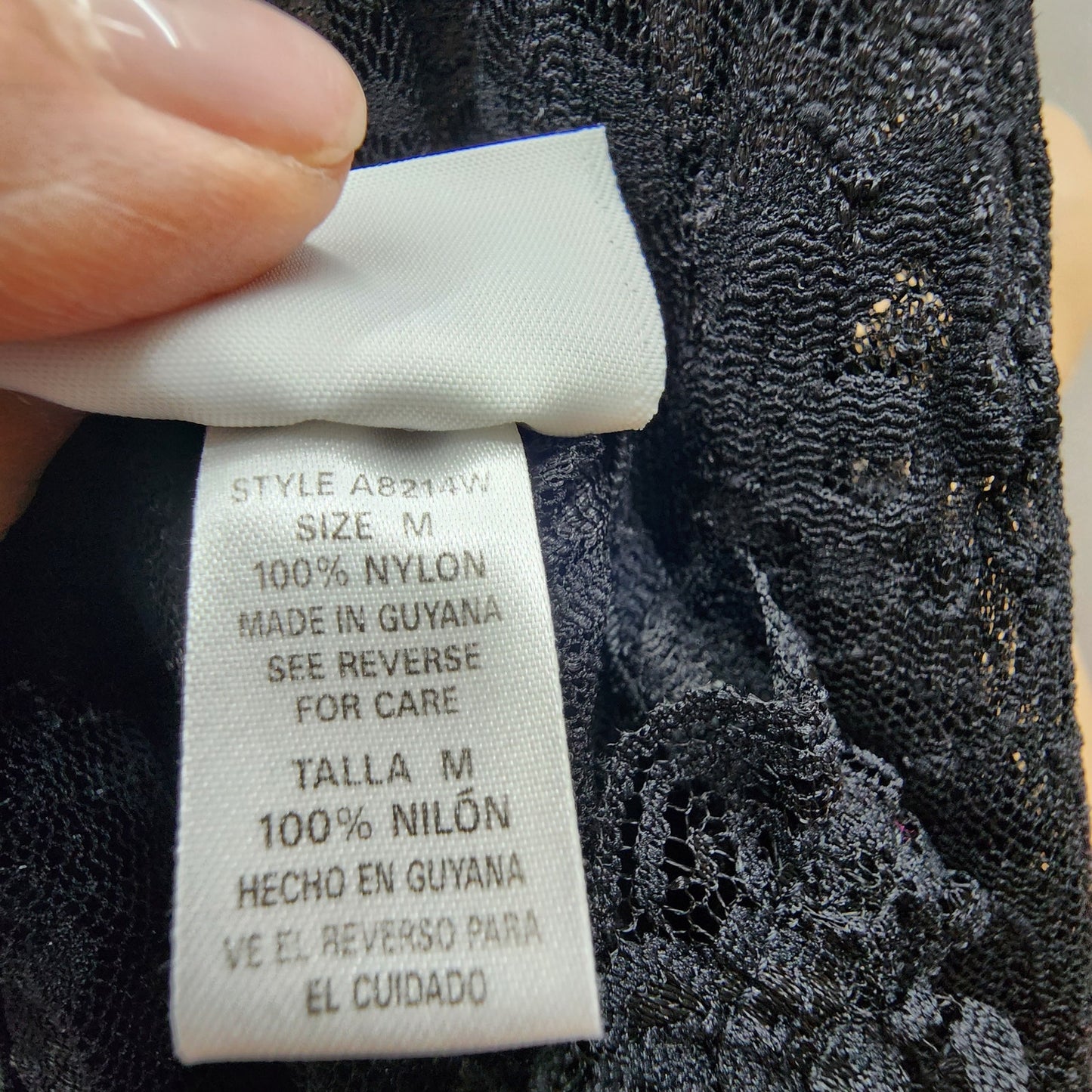 90s Vintage Secret Treasure Stretch Lace Lingerie Wiggle - M