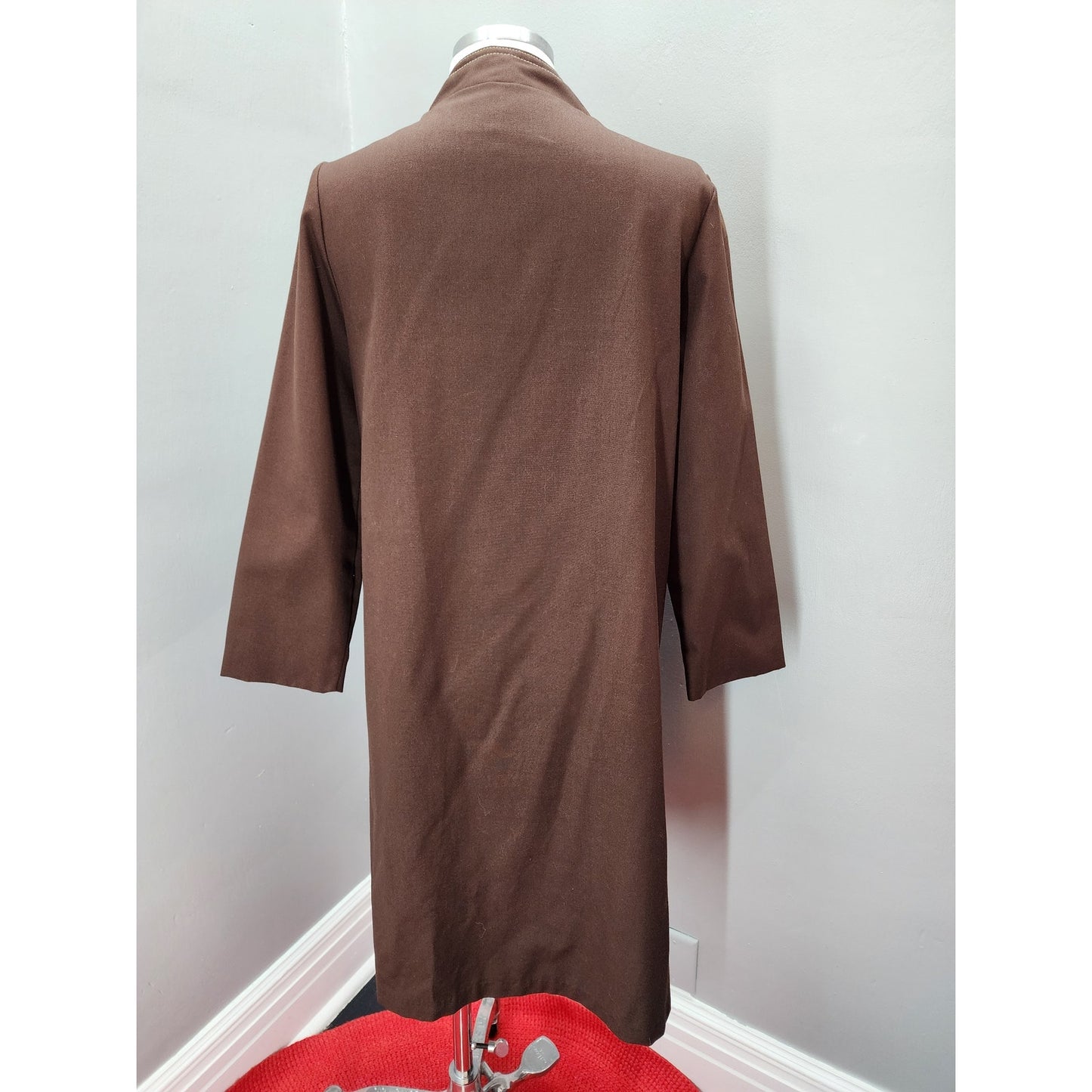 60s Vintage Northlander Brown Trench Coat - S