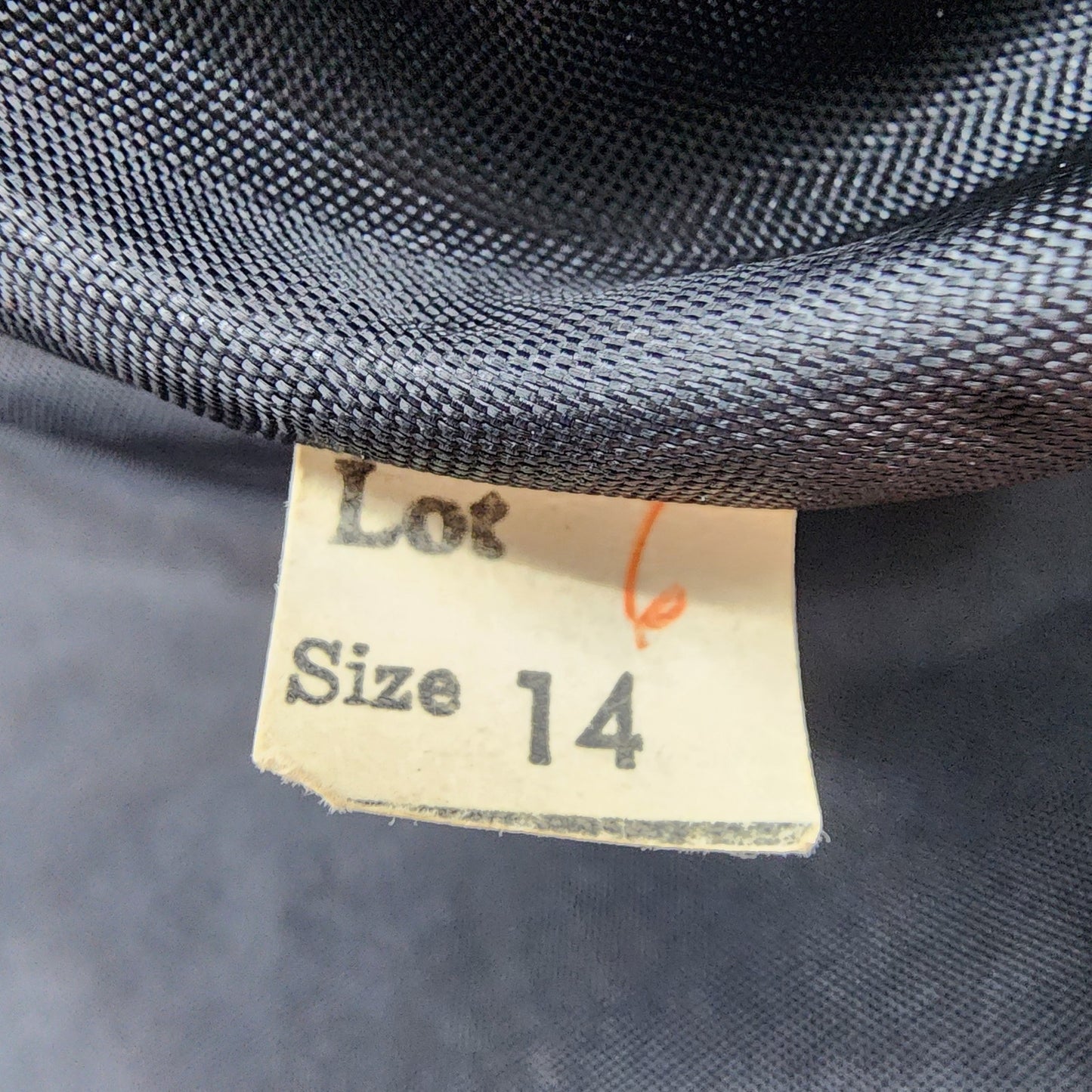 50s Vintage Black Eyelet or Broderie Anglaise Skirt Suit - S / M