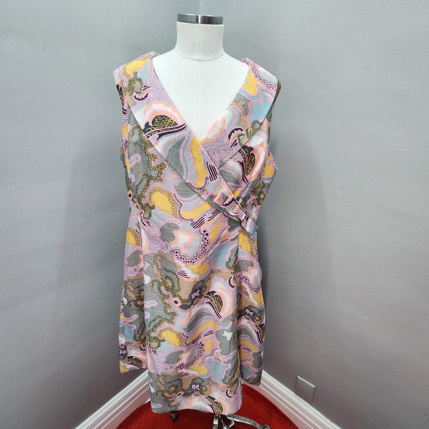 60s Vintage Racell of Denmark Fit & Flare Dress - XXL