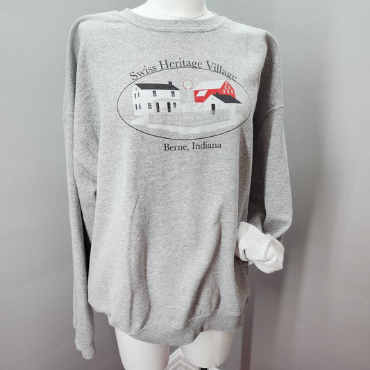 Y2K Vintage Berne Indiana Swiss Heritage Village Sweatshirt - XL