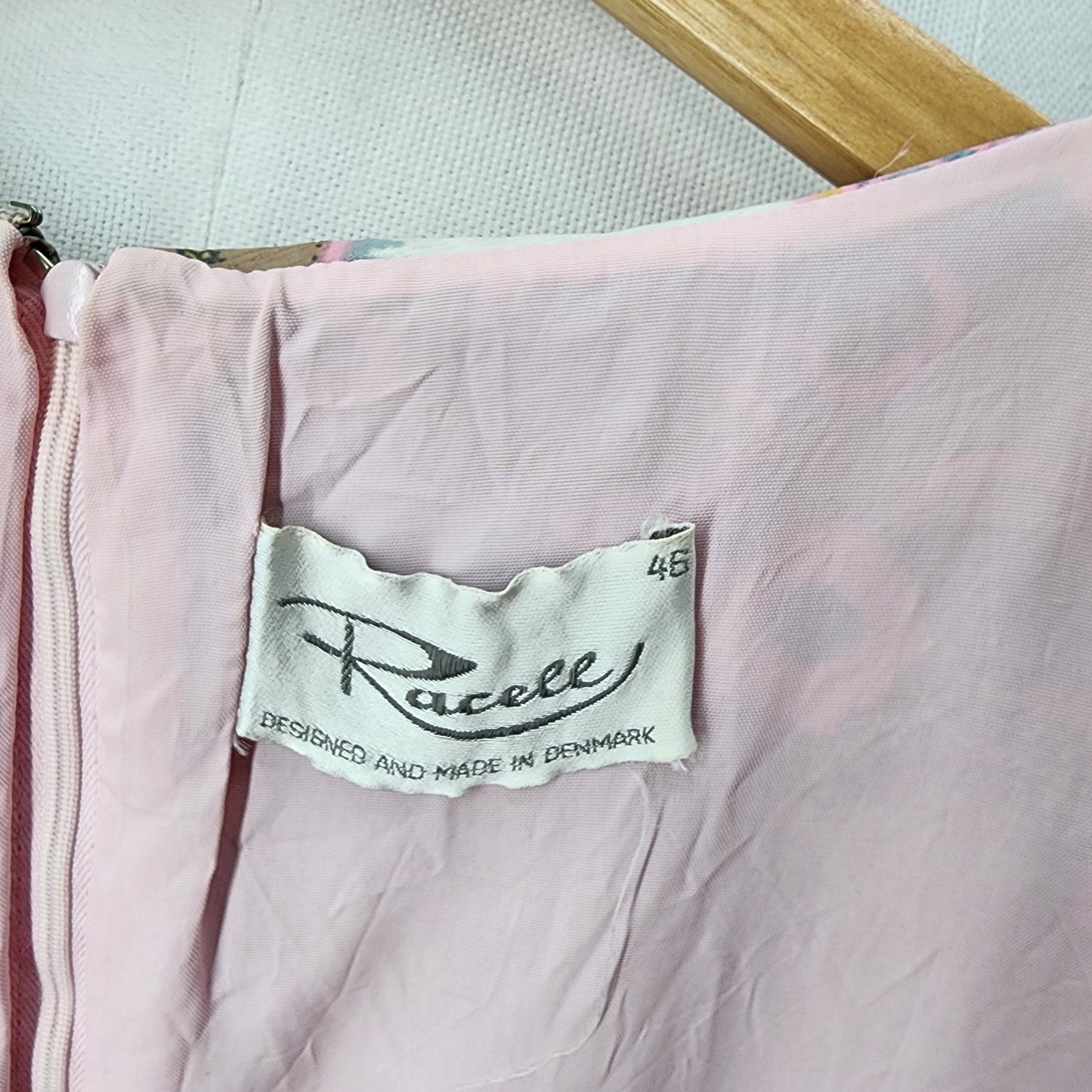 60s Vintage Racell of Denmark Fit & Flare Dress - XXL