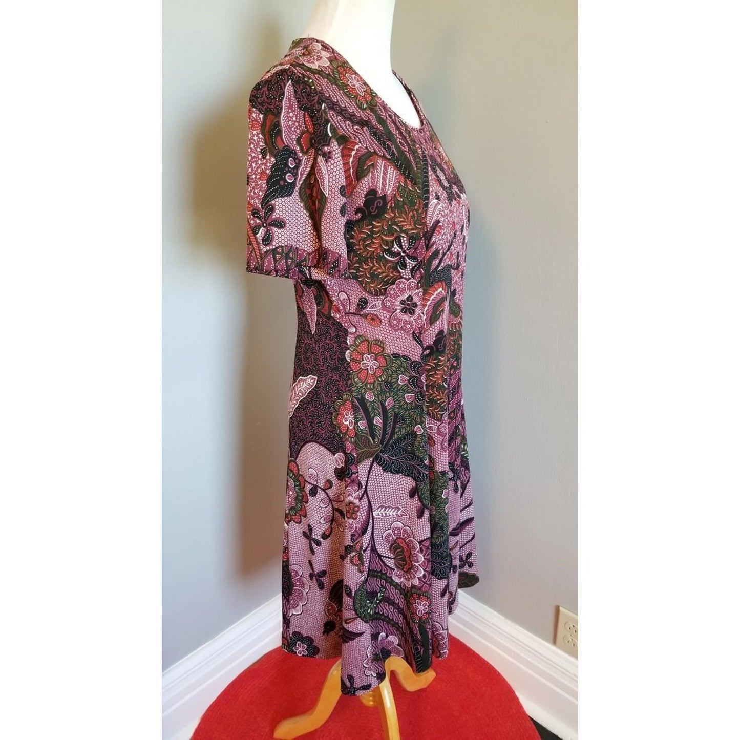 60s Vintage CasualMaker dress by Sy Frankel - L