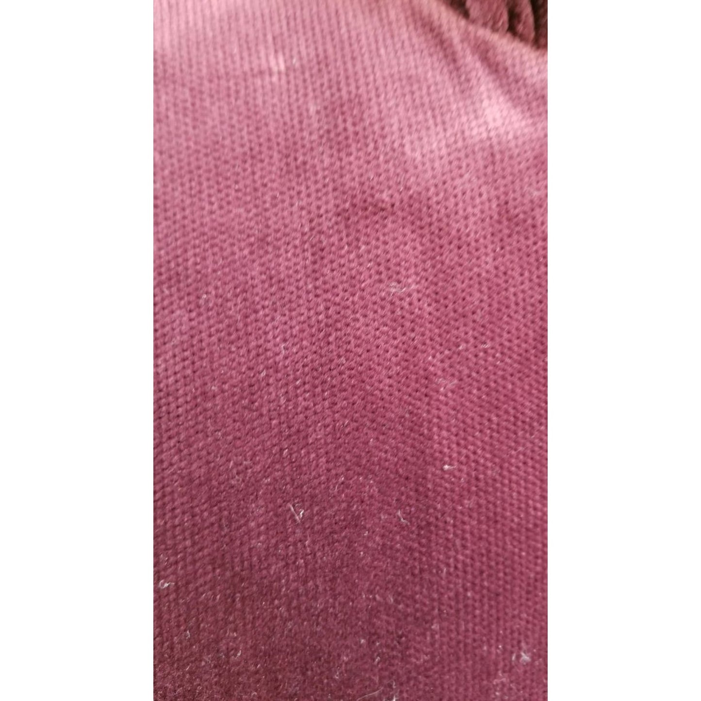 80s Vintage mhi Velvet Textured Ruffle Overcoat - M