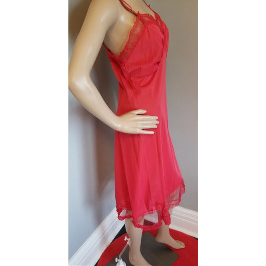 50s Vintage Red Hot Mojud Slip - M 36
