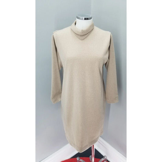 70s Vintage Umba for Parnes Feinstein Knit Shift Dress - M