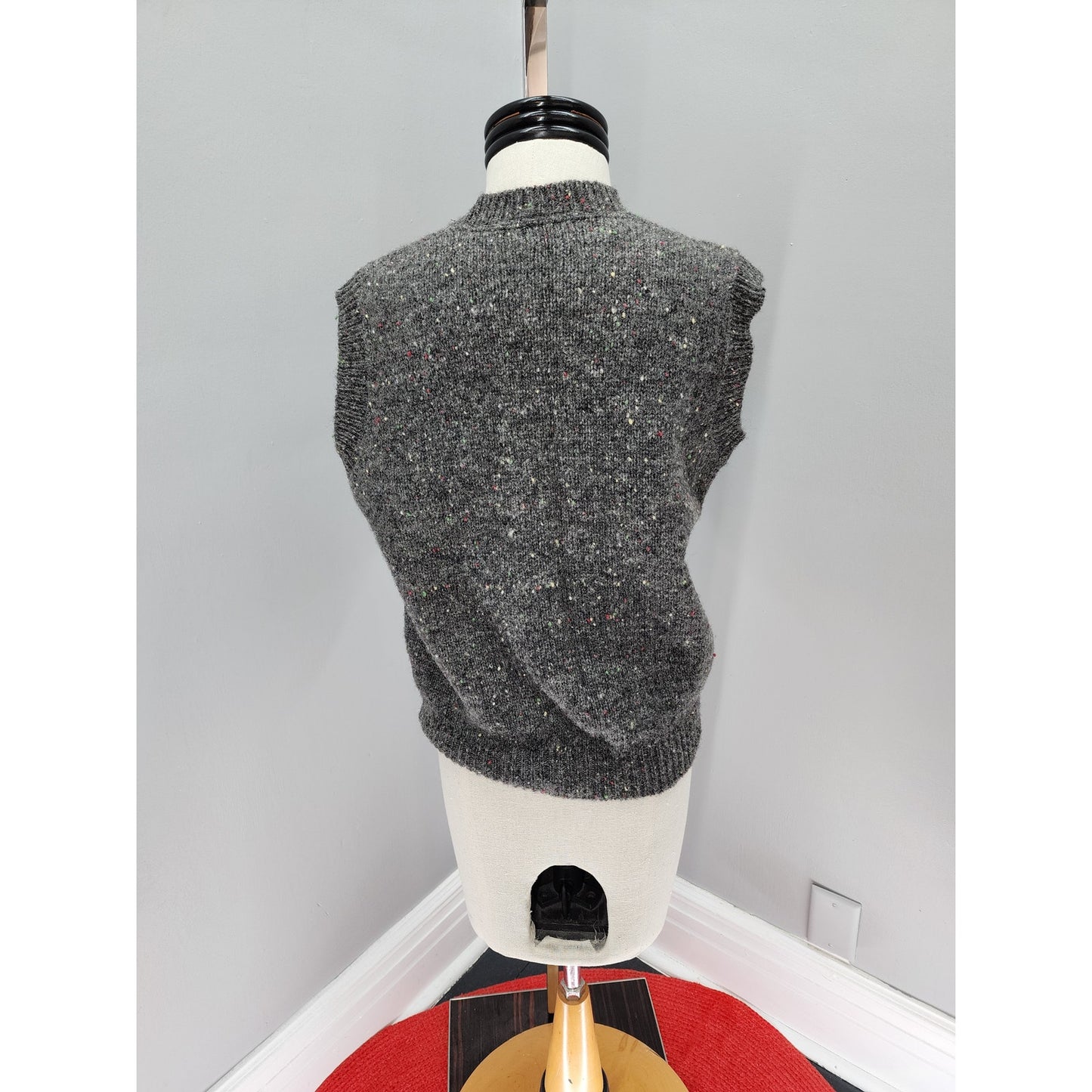 70s Vintage Men's Salem Harbor Wool Blend Sweater Vest - M
