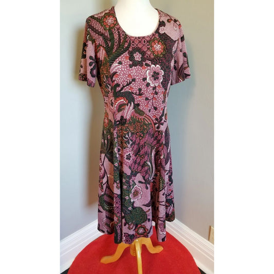 60s Vintage CasualMaker dress by Sy Frankel - L