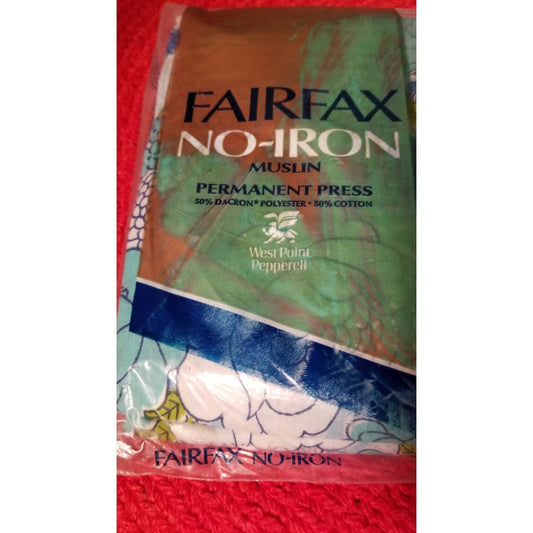 70s Vintage Fairfax Double Fitted Sheet - NOS