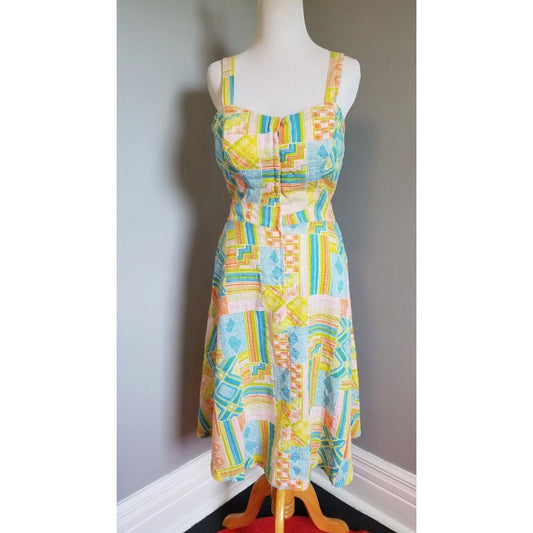 70s Vintage Emma Swim and Sun Dress - L