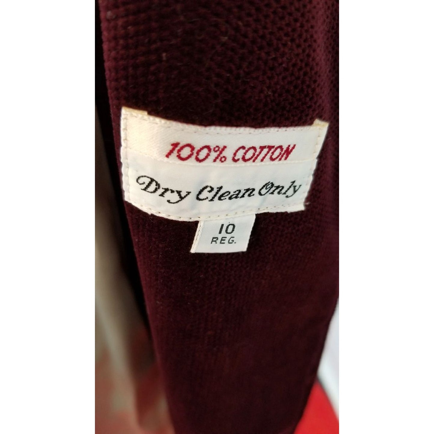 80s Vintage mhi Velvet Textured Ruffle Overcoat - M