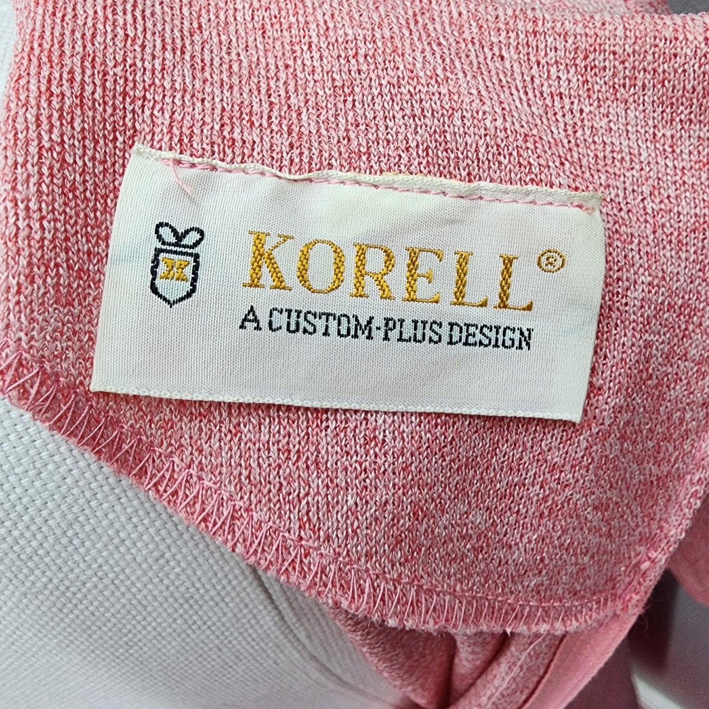 60s Vintage Korell Shift Dress in Heather Pink, NWT - M
