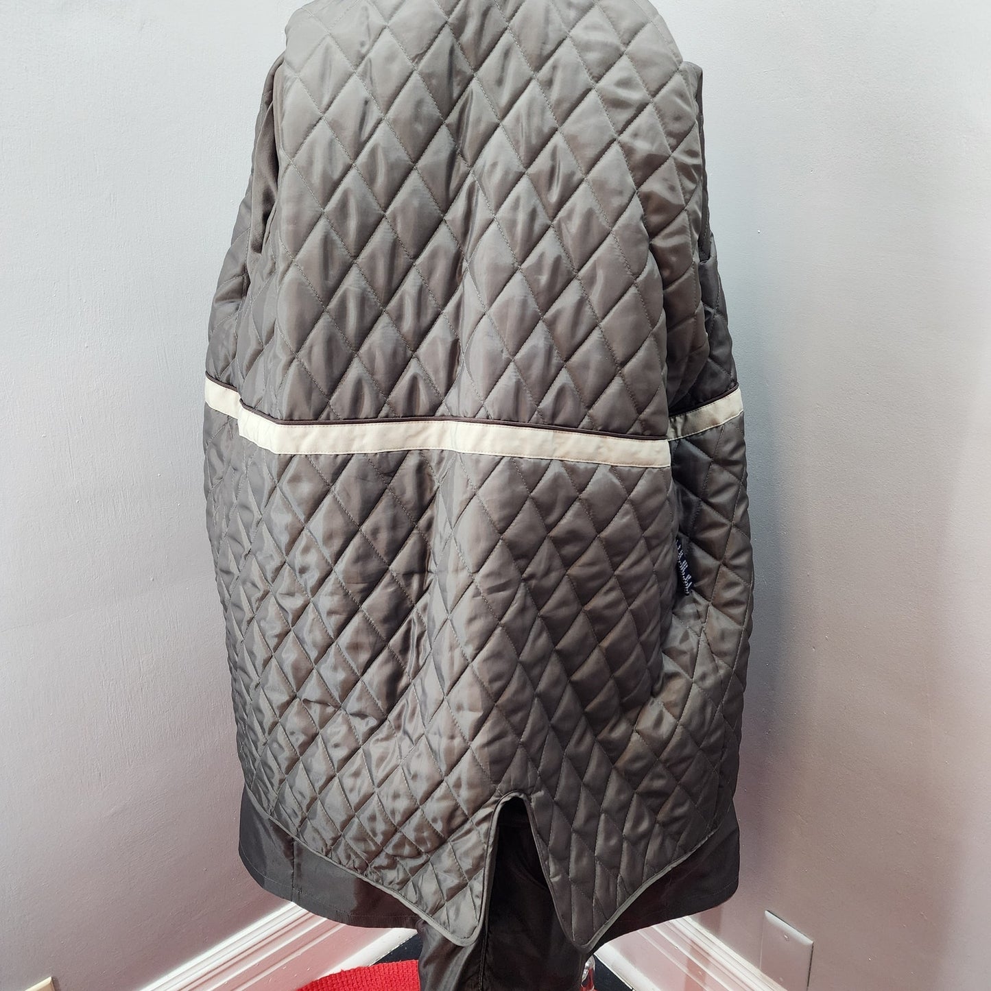 80s Vintage Men's Khaki Stafford All Weather Trench Coat - XL Long