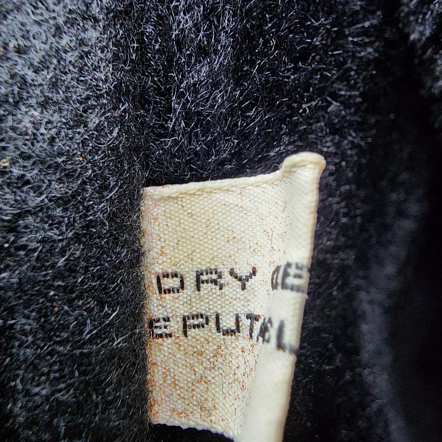 80s Men's Dan Jac Black Wool Winter Coat, Faux Fur - 46R