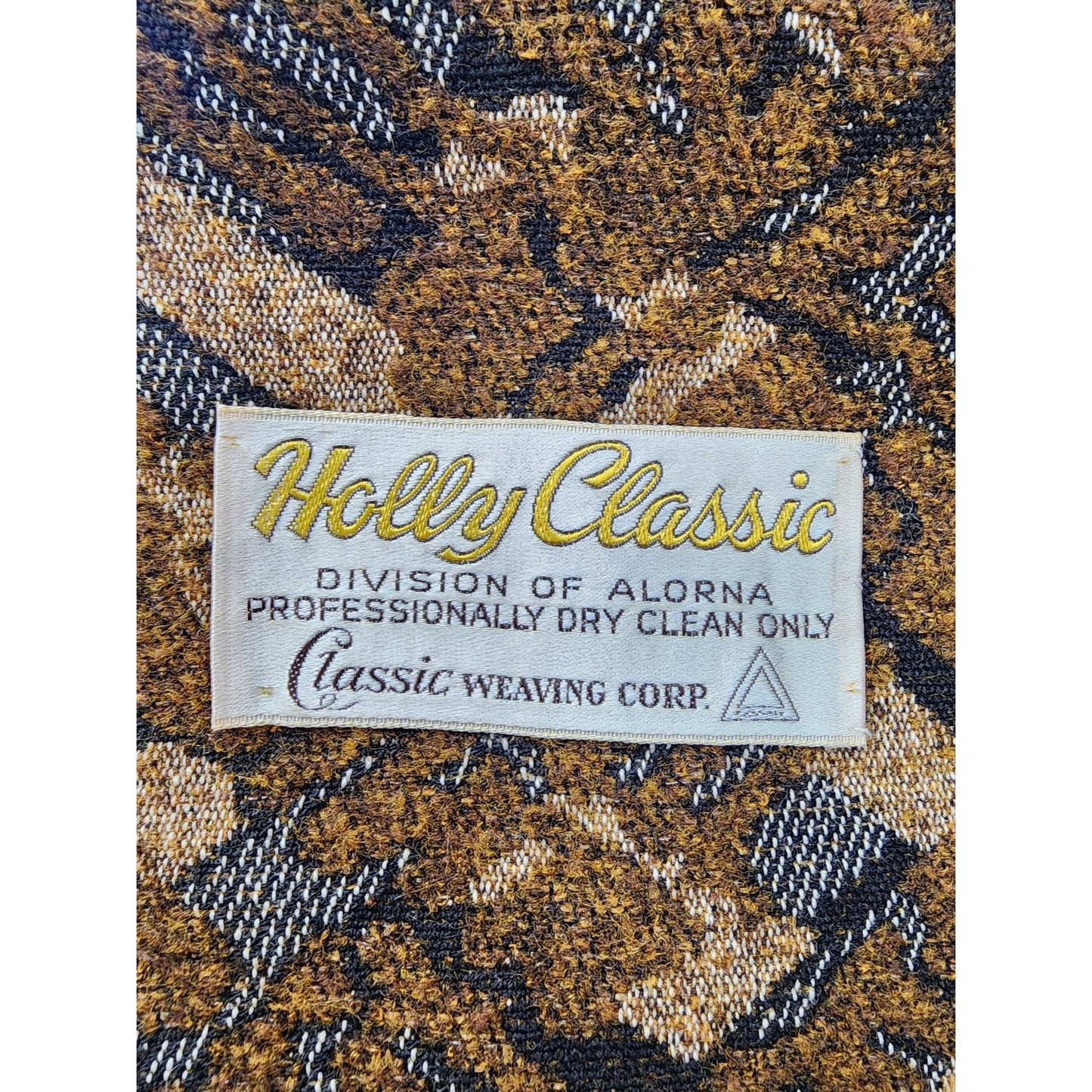 60s Vintage Kalin's (Holly Classic)Tapestry Coat w/Fur Trim - XXL