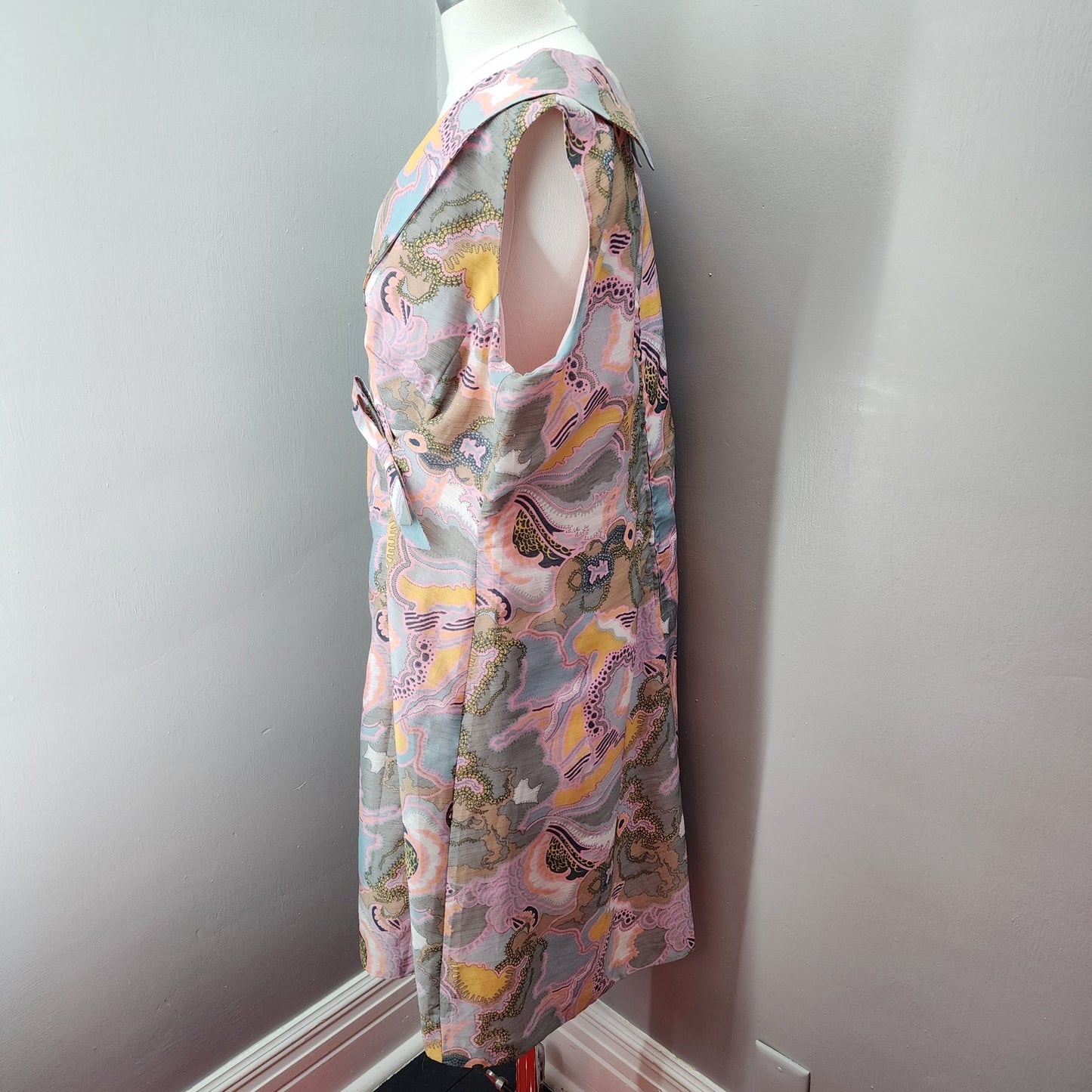 60s Vintage Racell of Denmark Fit & Flare Dress - XXL