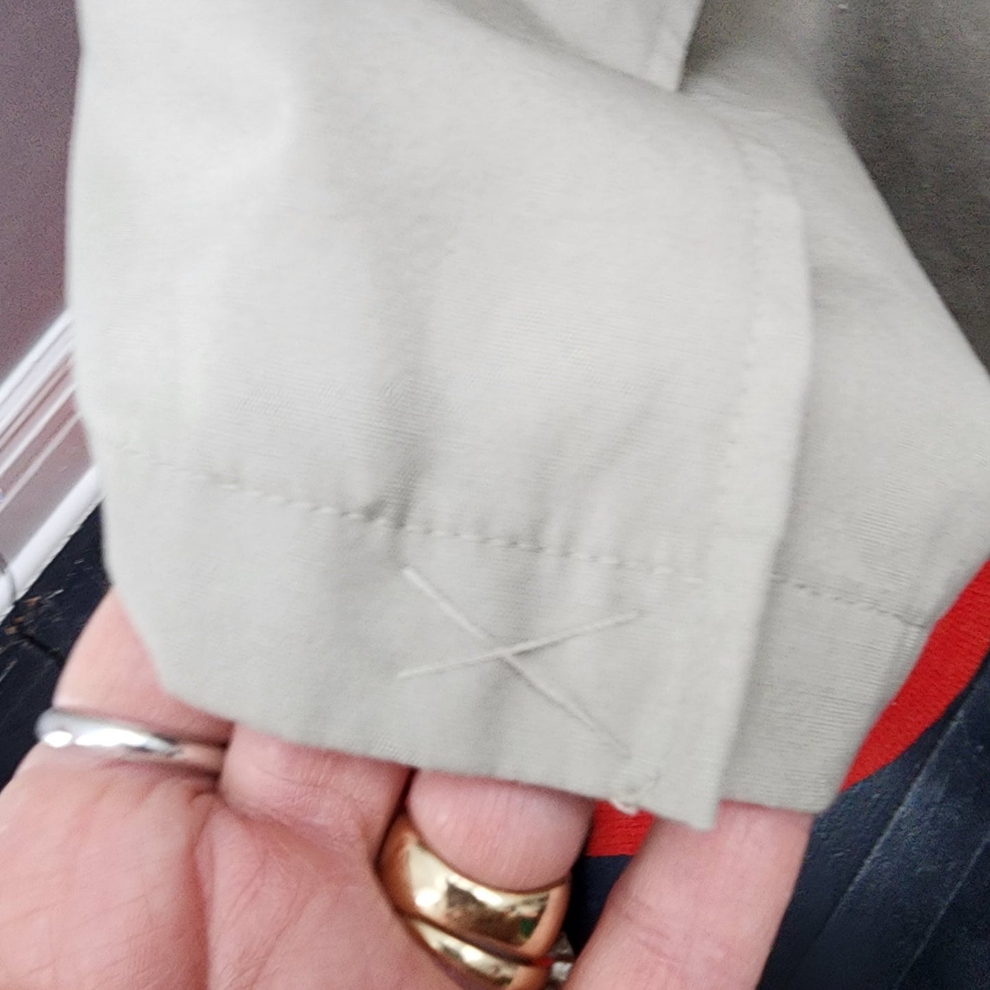 80s Vintage Men's Khaki Stafford All Weather Trench Coat - XL Long