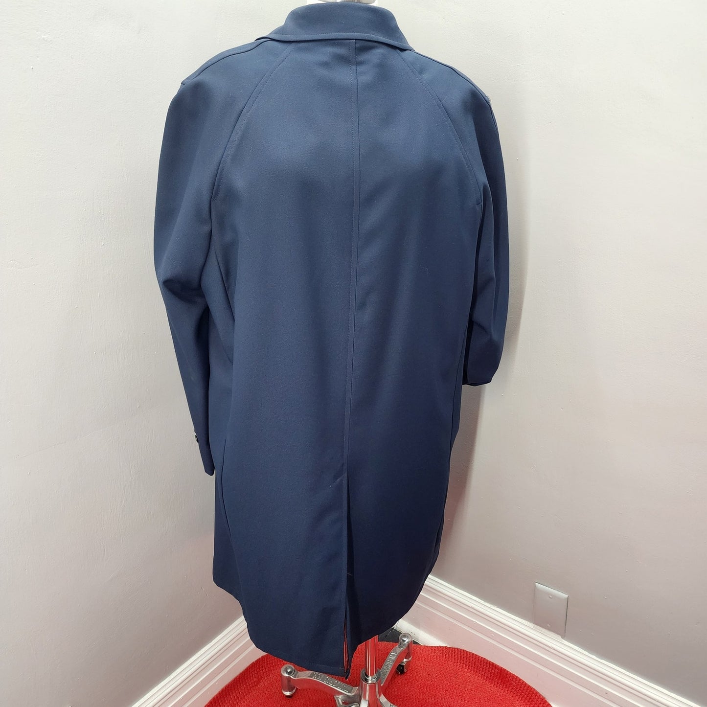 60s Vintage Men's Studio One by Campus Navy Overcoat  - 46L XXL