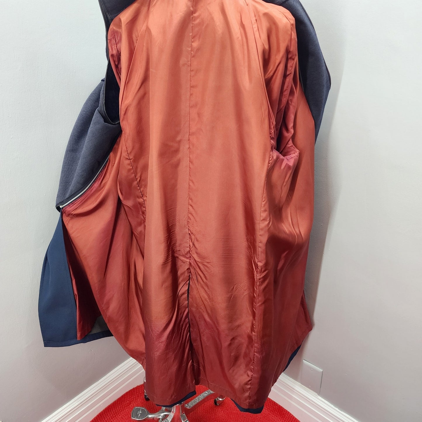 60s Vintage Men's Studio One by Campus Navy Overcoat  - 46L XXL