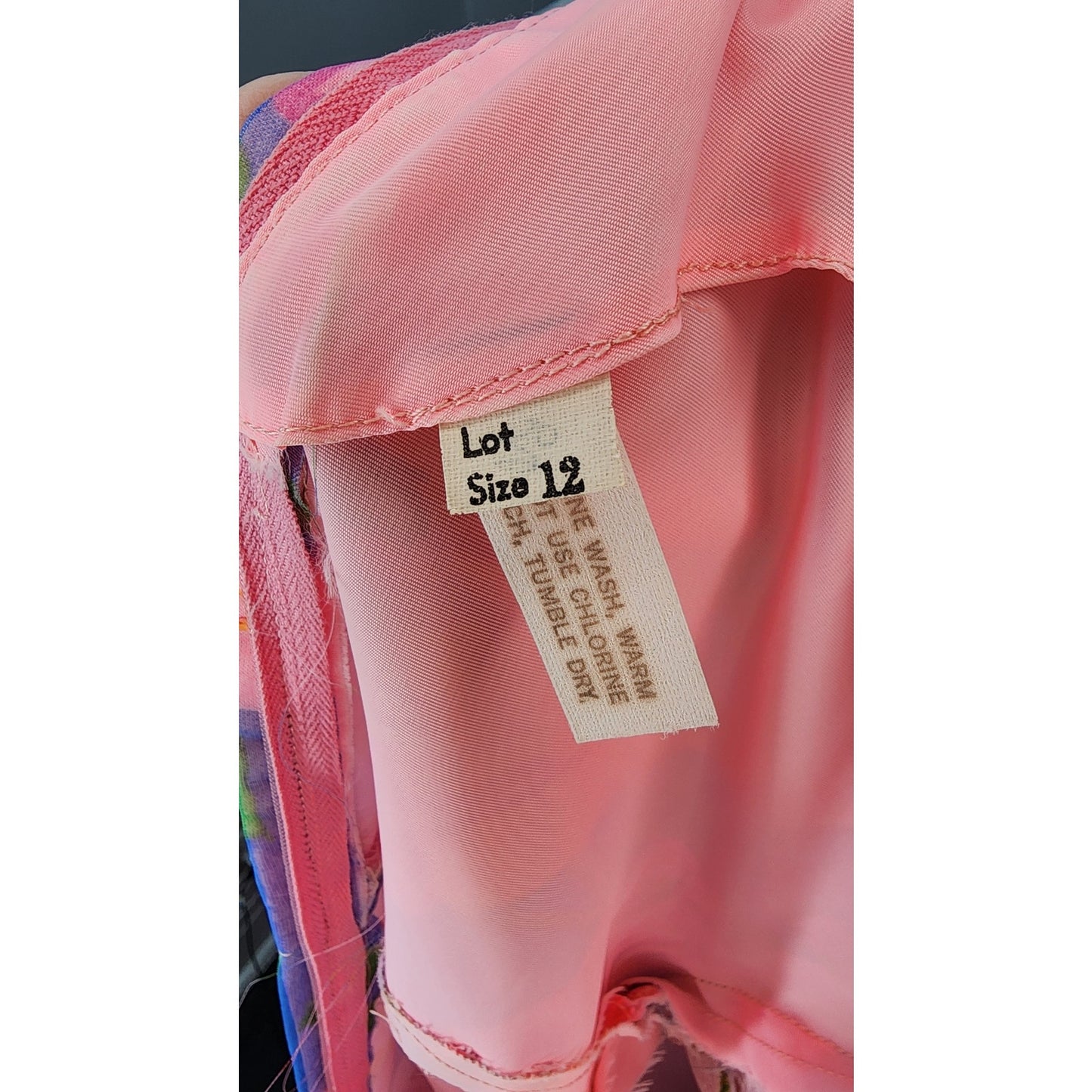 70s Vintage Poppy Maxi Dress with Matching Duster Jacket - S