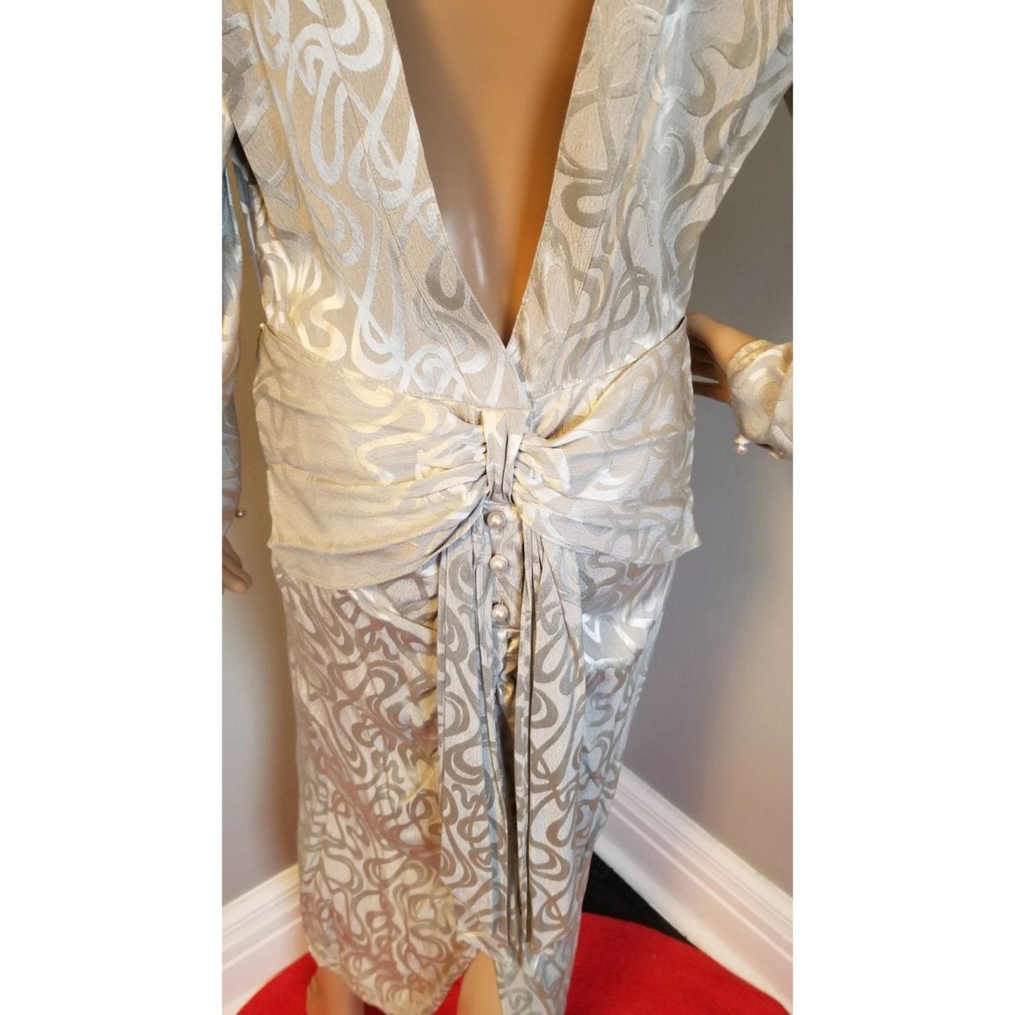 80s Vintage b.b. Collections Dress by barbarabarbara - M