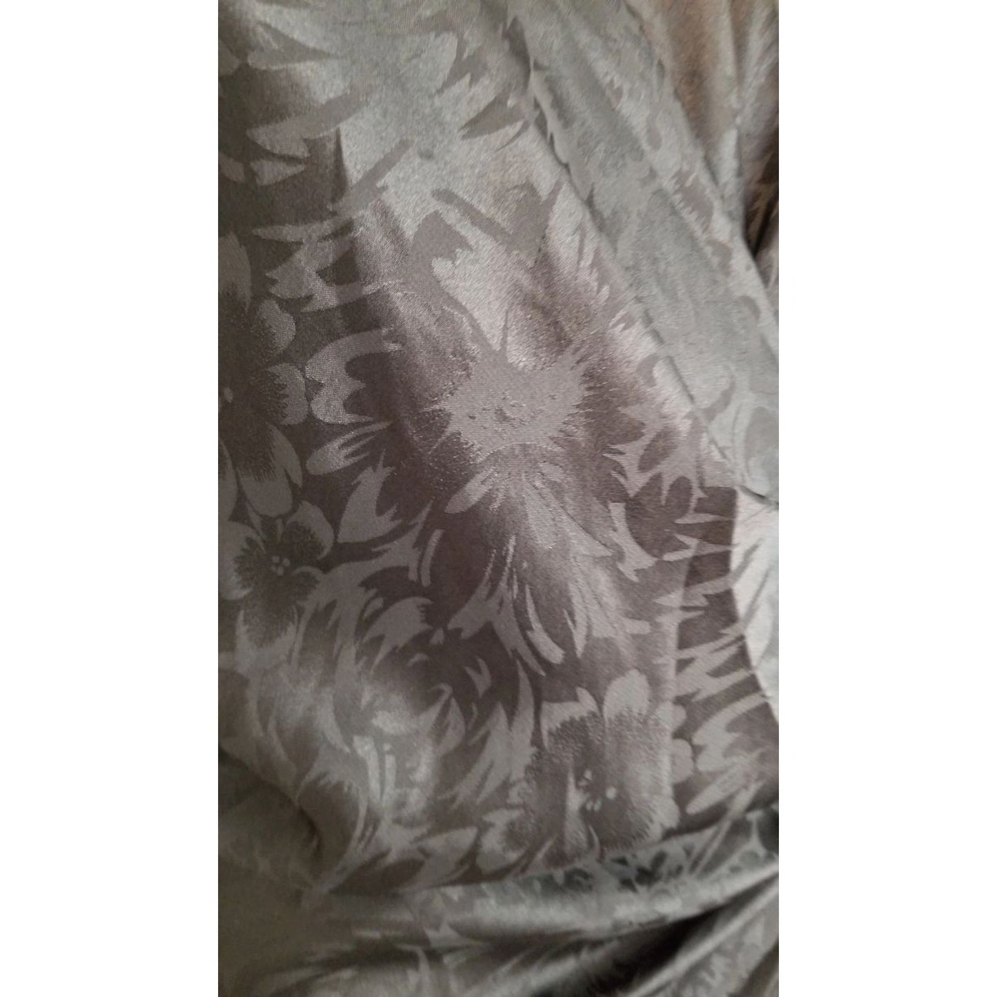 80s Vintage Pat Argenti Boutique Black Faux Wrap Dress - M