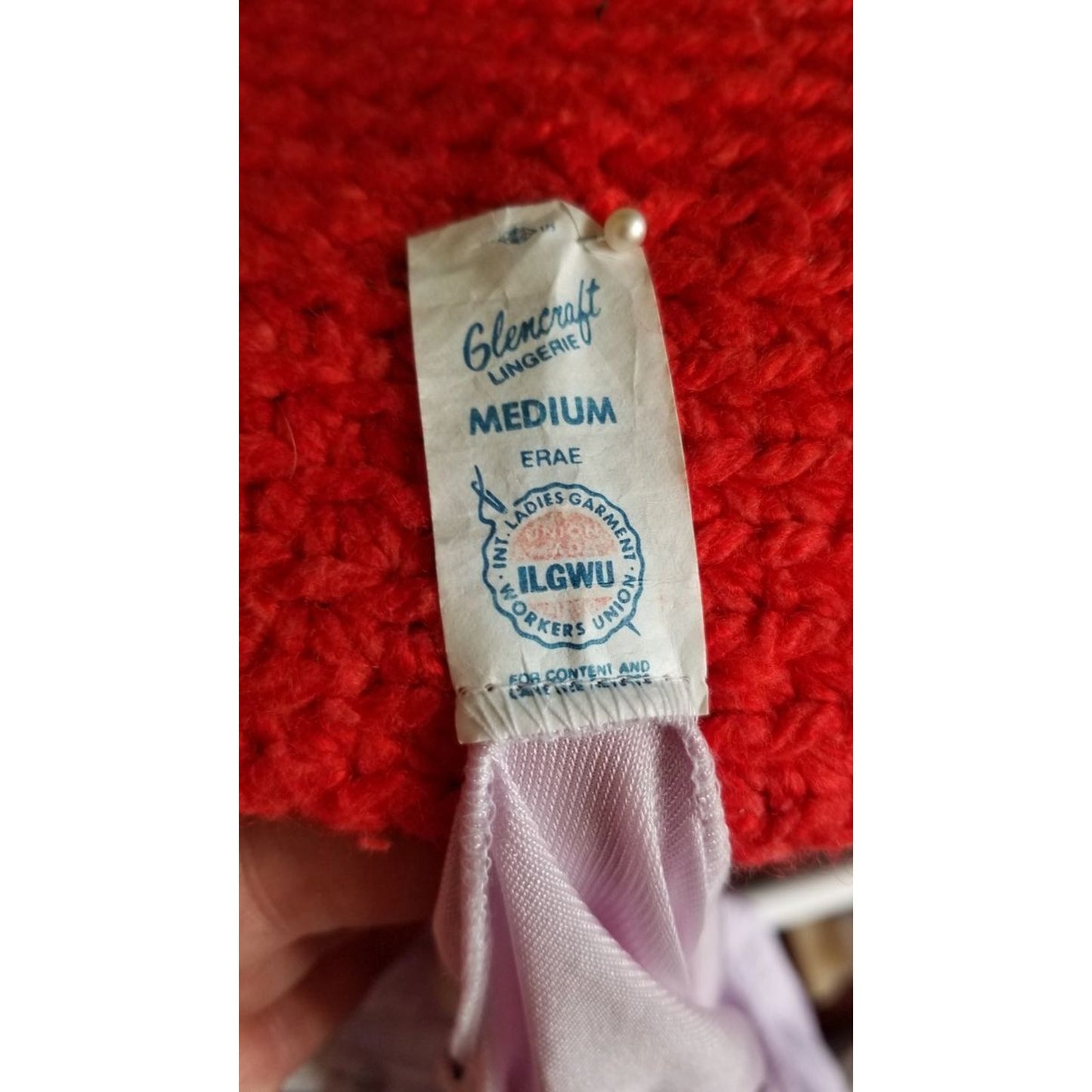 70s Vintage Glencraft Lavender Column Gown with a V-neck....down to there - M